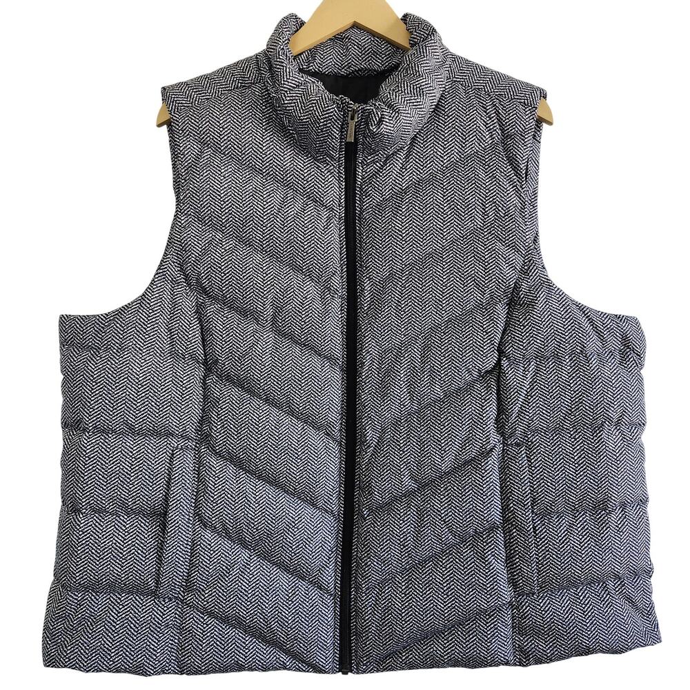 Land's End Down Puffer Vest Size 2X